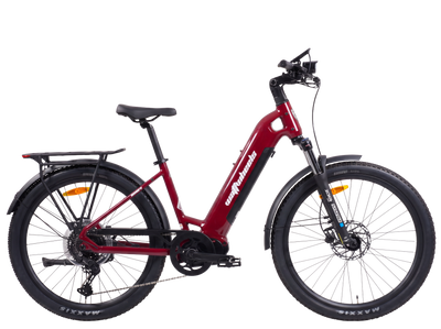 Wattwheels Bighorn LS V5 electric bike in Moroccan Red, low step frame
