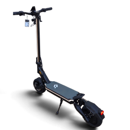 Electric Scooter Shop Punk Roamer black single motor electric scooter with LED lighting and coil suspension