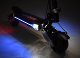 LED lights on the Zero 8X electric scooter