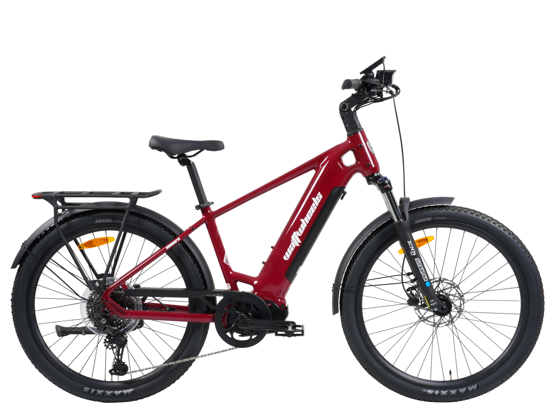 Wattwheels Bighorn S V5 electric bike, top tube step-over frame