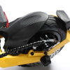 rear view of yellow e scooter blade mini