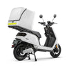 Electric Scooter Shop. e scooter. electric scooter. electric moped. e moped. electric motorbike - white. Electric delivery motorbike
