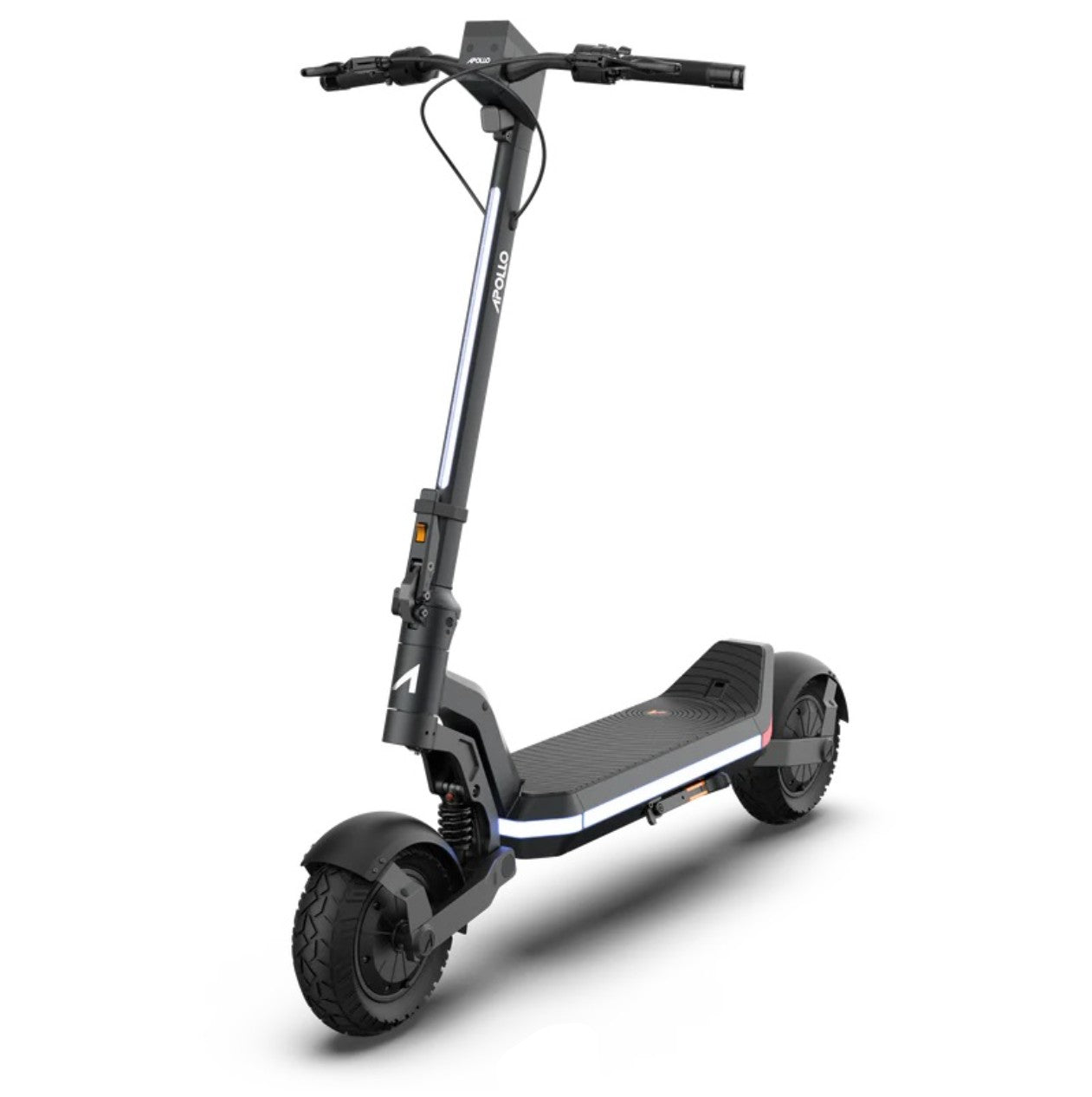 High powered electric scooter on a white background