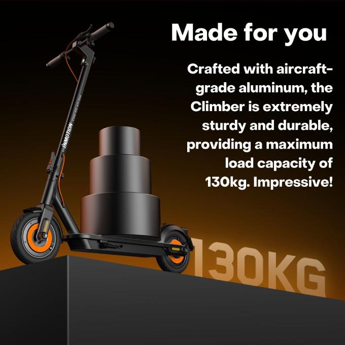 Max load up to 130 kg. Made from aircraft aluminium to Climber is durable and sturdy