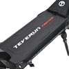 Teverun Fighter 11  Black electric scooter with 'Teverun' branding on a clear background