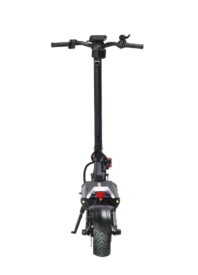 Teverun Fighter 11 Black electric scooter on a transparent background