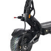 Teverun Fighter 11 Close-up of a black electric scooter with visible branding on a transparent background