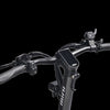  Teverun fighter Mini  electric scooter with brake levers on a black background