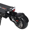 Teverun Fighter Supreme Ultra electric scooter rear end with visible branding on a black background