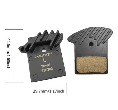 Nutt Hydraulic Brake Pads - finned