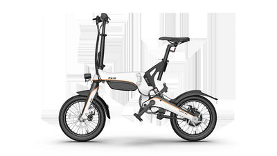 P2 Folding ebike. 18 kg folding ebike under $1500. Graphic of design