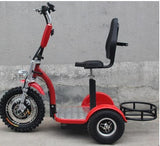 Zappy E trike with Golf caddy