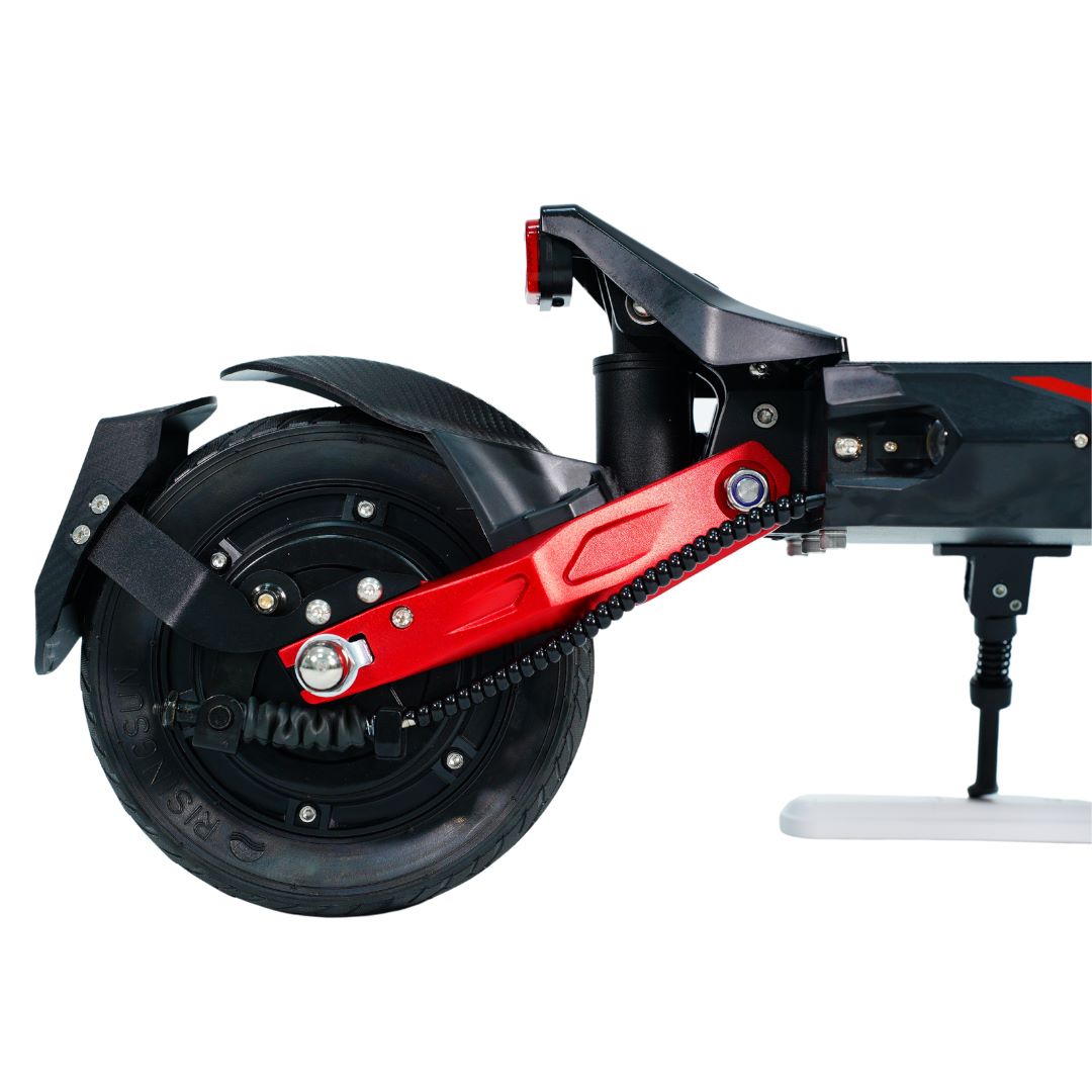 Teverun Blade Q. Electric scooter NZ.  Rear wheel
