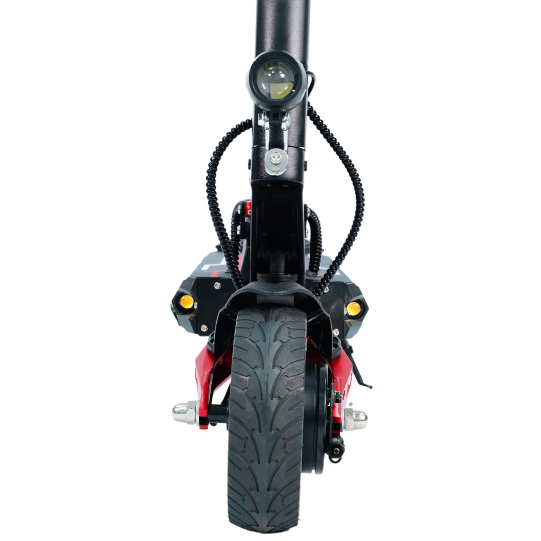 Teverun Blade Q. Electric scooter NZ.  Front close view