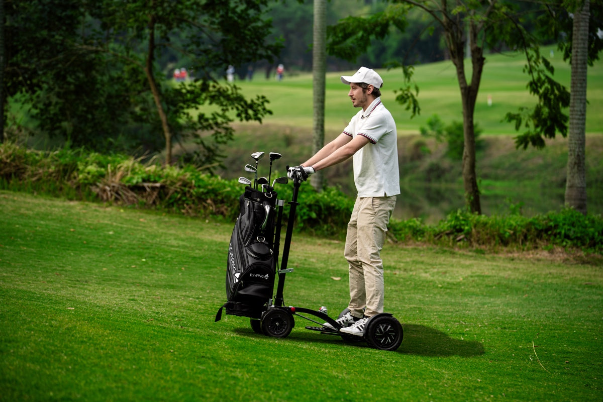 ESwing Fastfold Electric Ride-on Golf Cart Mobility Scooter
