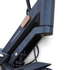 Electric Scooter Shop Punk Roamer Pro black scooter frame detail showing coil suspension and side reflector