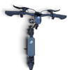 Top-down view of the black Punk Roamer Pro electric scooter from Electric Scooter Shop showing handlebars and deck