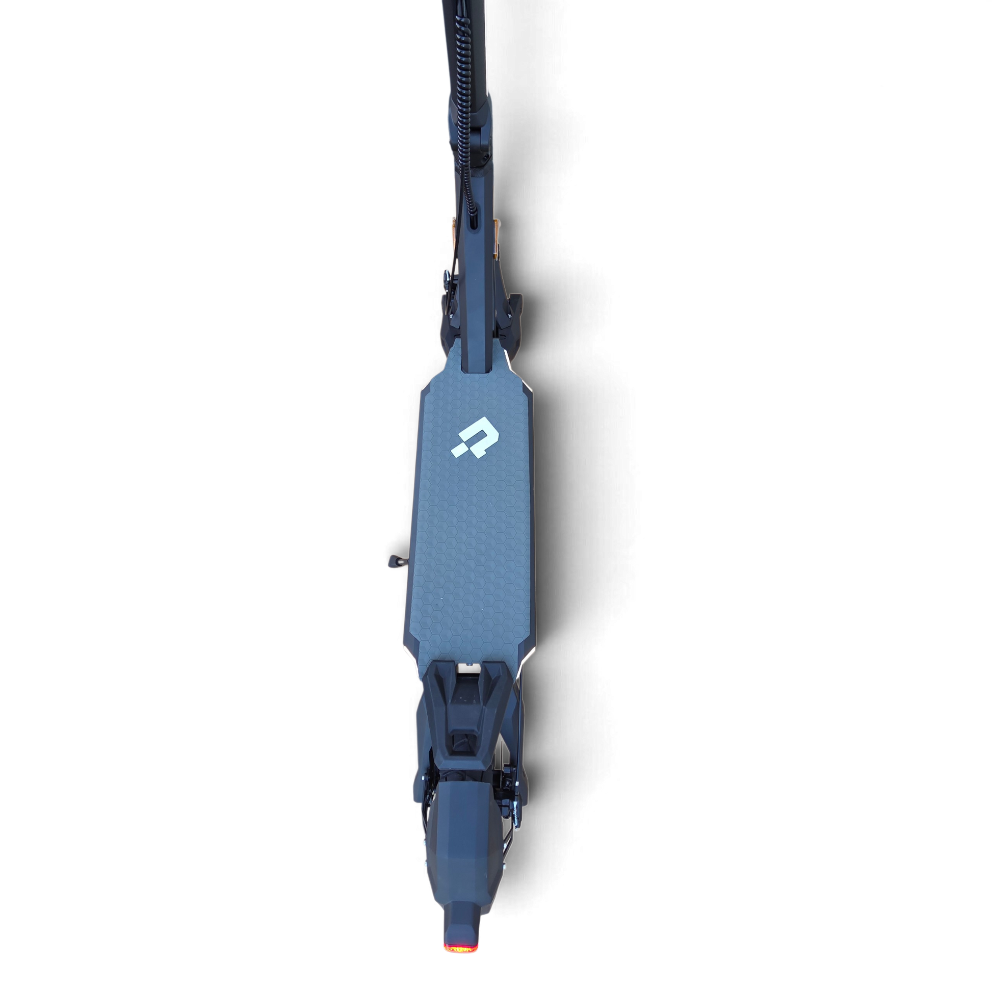 Electric Scooter Shop Punk Roamer single motor electric scooter viewed from above showing the textured deck