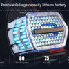 Battery graphic depicting interior of Harley M08 battery. Removable large capacity Lithium Battery