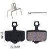 vid brake pads for Zero 10X electric scooter with dimensions graphic