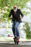 Man rides Zero 10 X. Most fun electric scooter