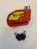Brake disc alarm for e-bikes and e-scooters