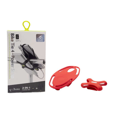 Dual phone mount for Phone and power pack. Good quaility Phone mount. Heavy duty Silicone phone holder for bikes and e-scooter.