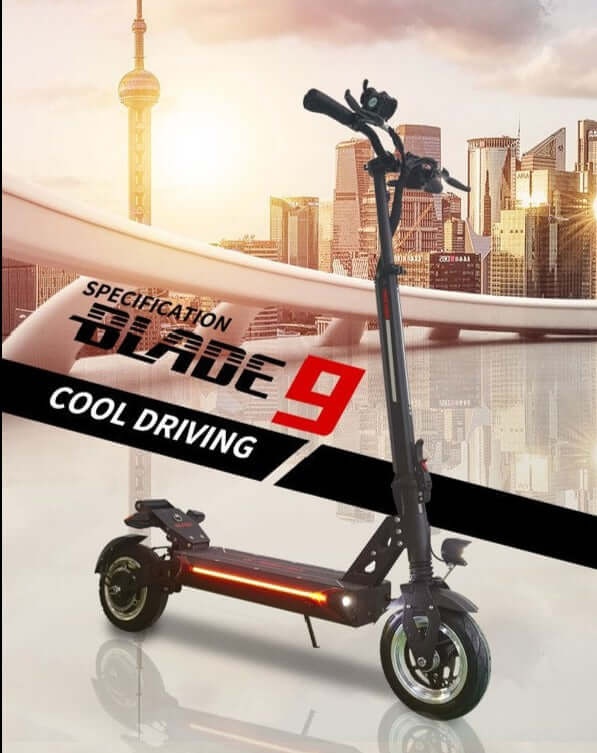Blade 9 800 watt electric scooter with hydraulic brakes