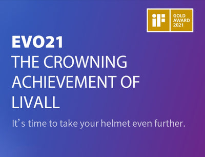 Evo 21 Commuter bicycle Helmet. the crowning achievement of Livall