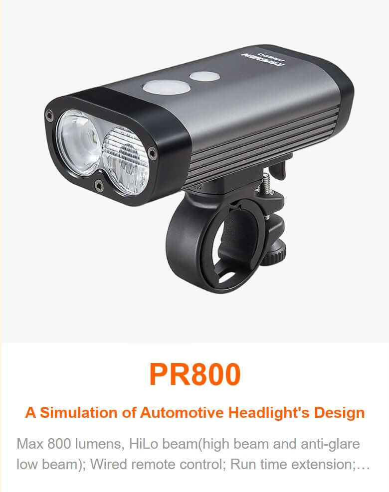 Ravemen PR 800 Handle bar light for electric scooter