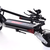 Zero 8 X folded. Compact dual motor electric scooter. the most comfortable solid tyre electric scooter