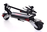 Zero 8 X folded. Compact dual motor electric scooter. the most comfortable solid tyre electric scooter